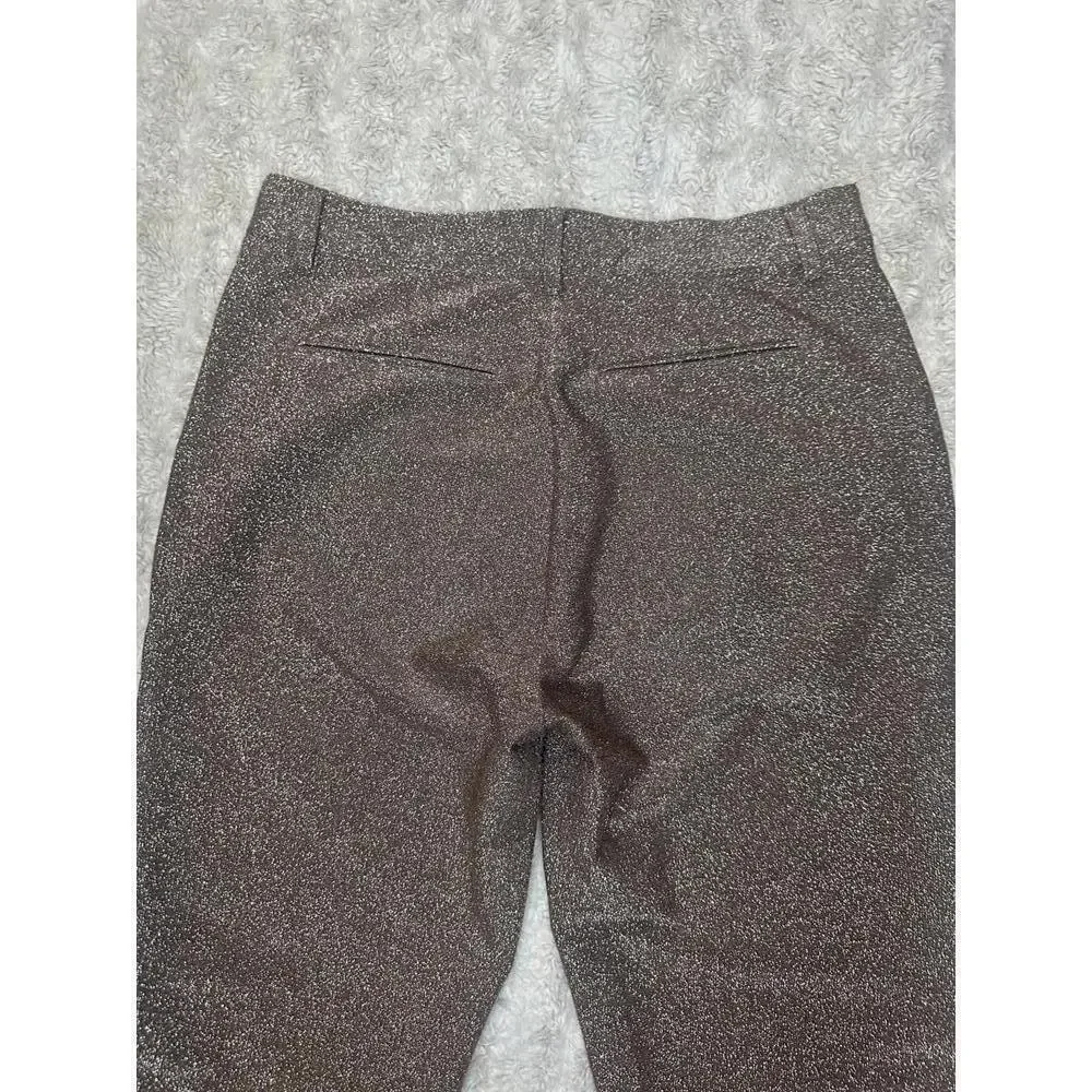Scotch & Soda gold metallic Lurex tailored pants Size XS